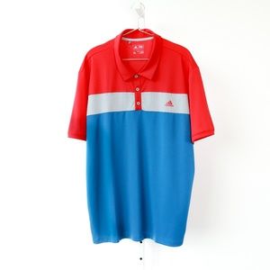 adidas Advantage Colorblock Golf Polo